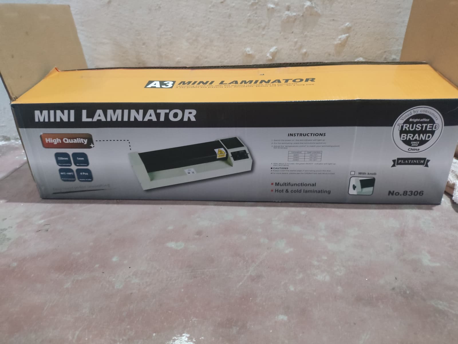 Bright office A3 mini laminating machine  - Thumbnail 2