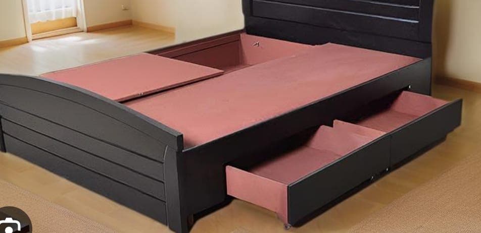 Premium Wood Bed and Matress on Urgent moving out sale - Thumbnail 3