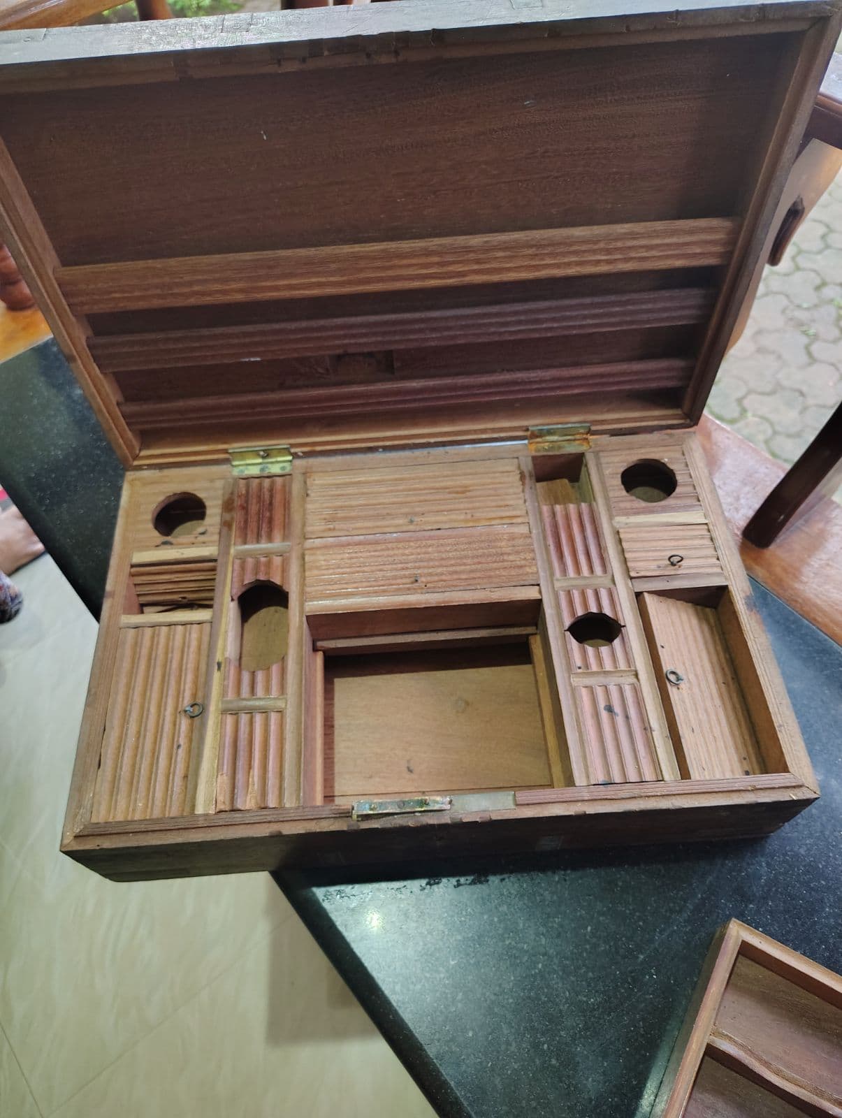 Cash box wooden - Thumbnail 2