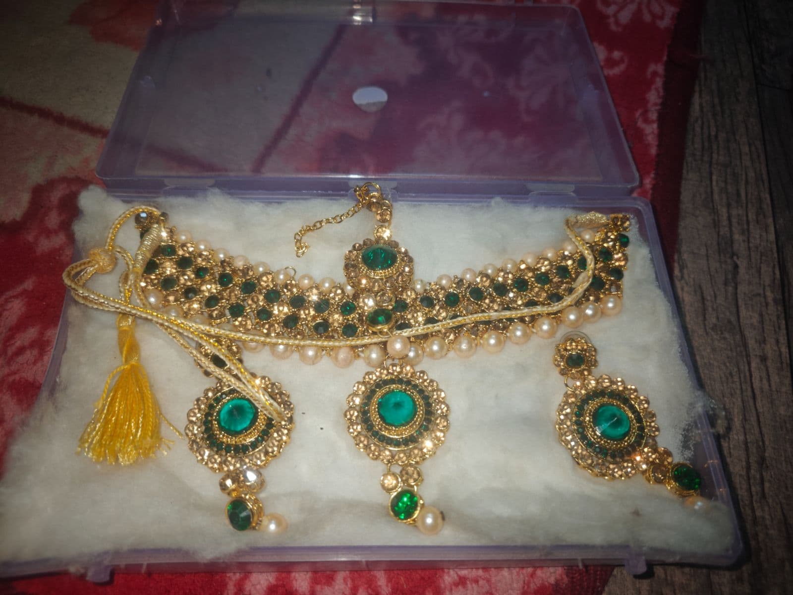 Necklace earrings and mangtika - Thumbnail 2