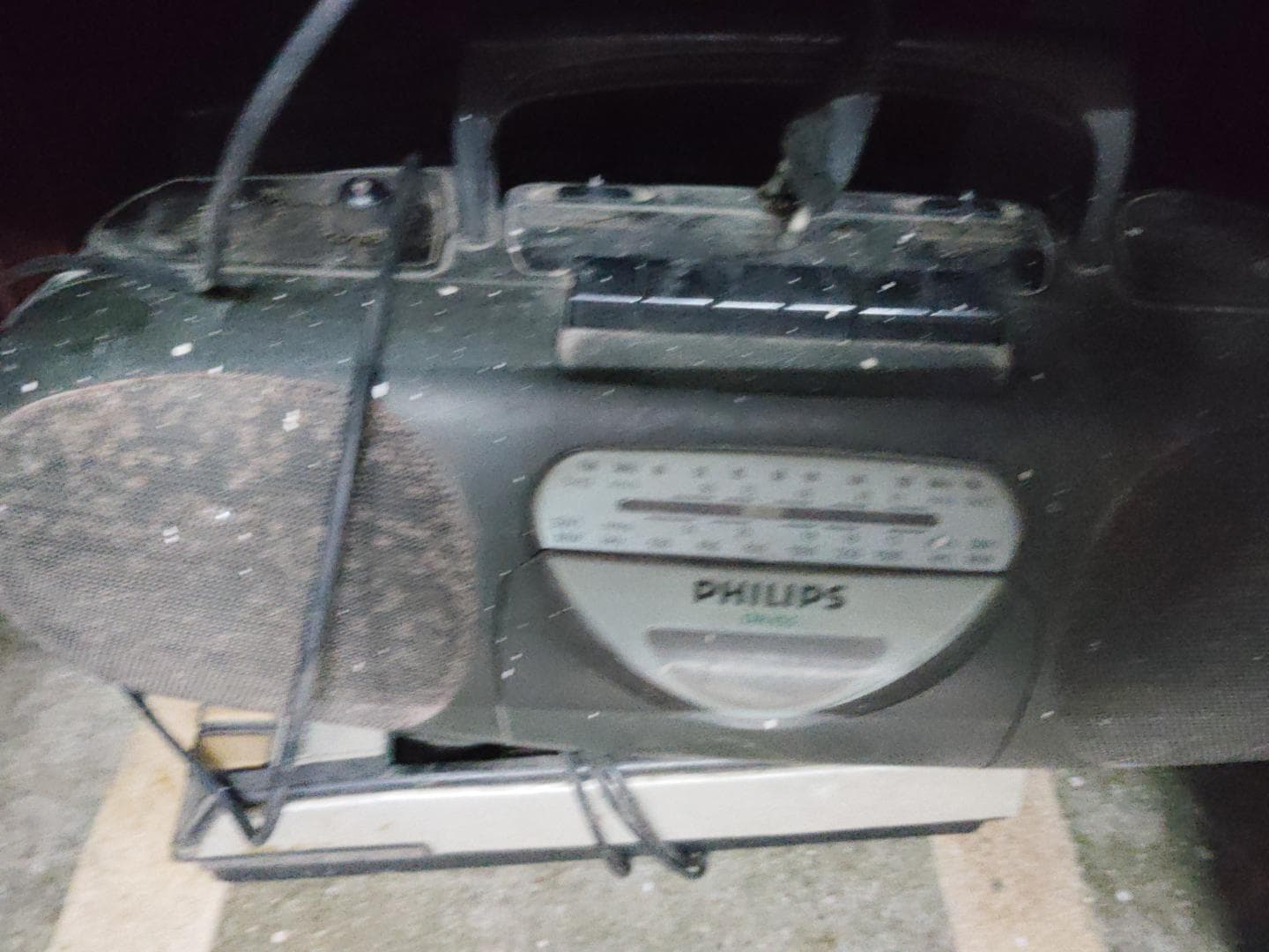 OLD philips two in one tape recorder - Thumbnail 2