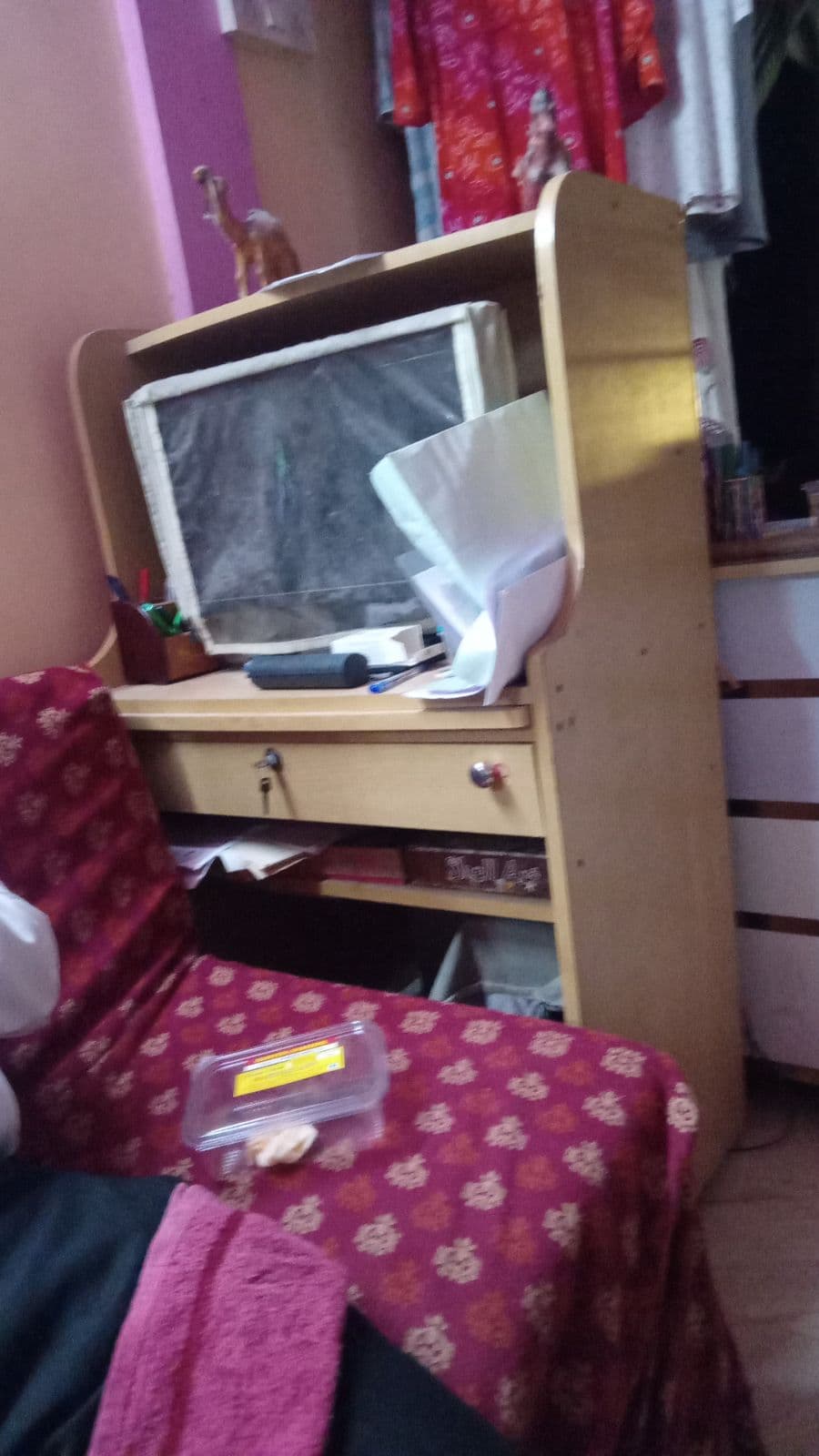 Working tables and wardrobe, Computer trolley - Thumbnail 2