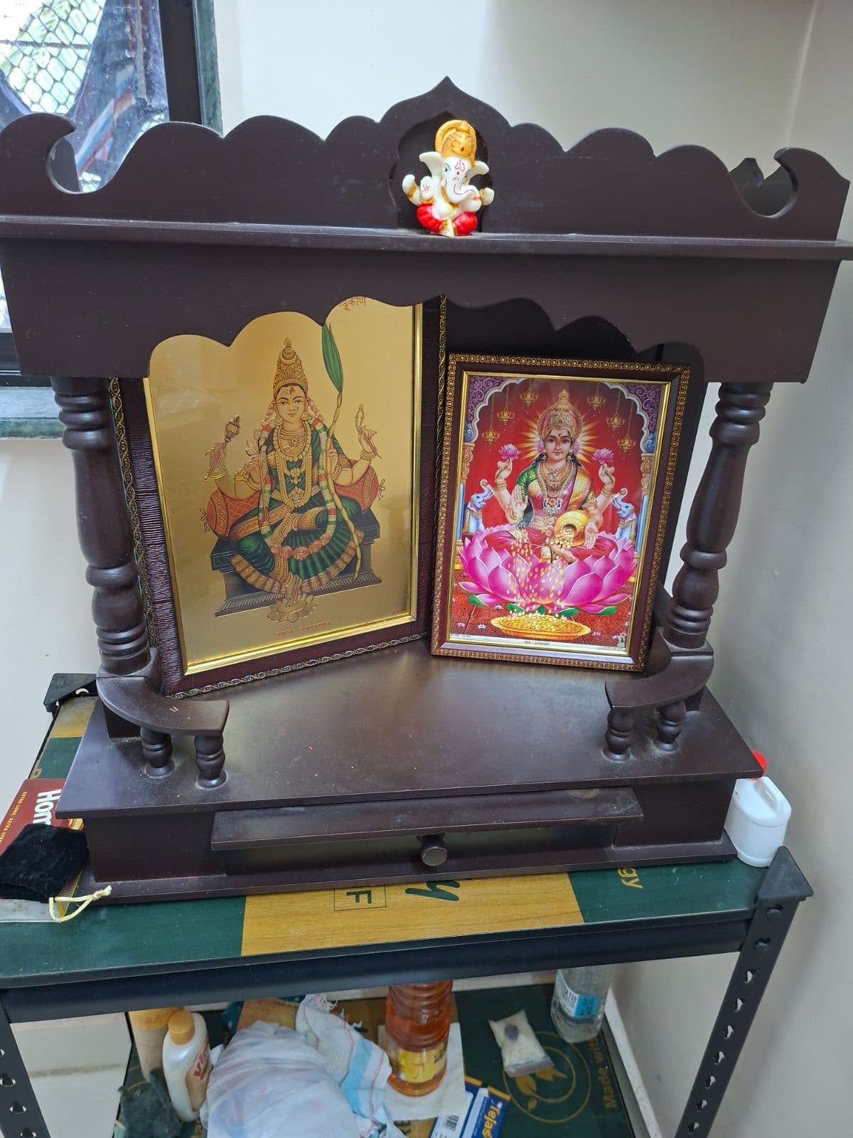 Mandir with stand - Thumbnail 2