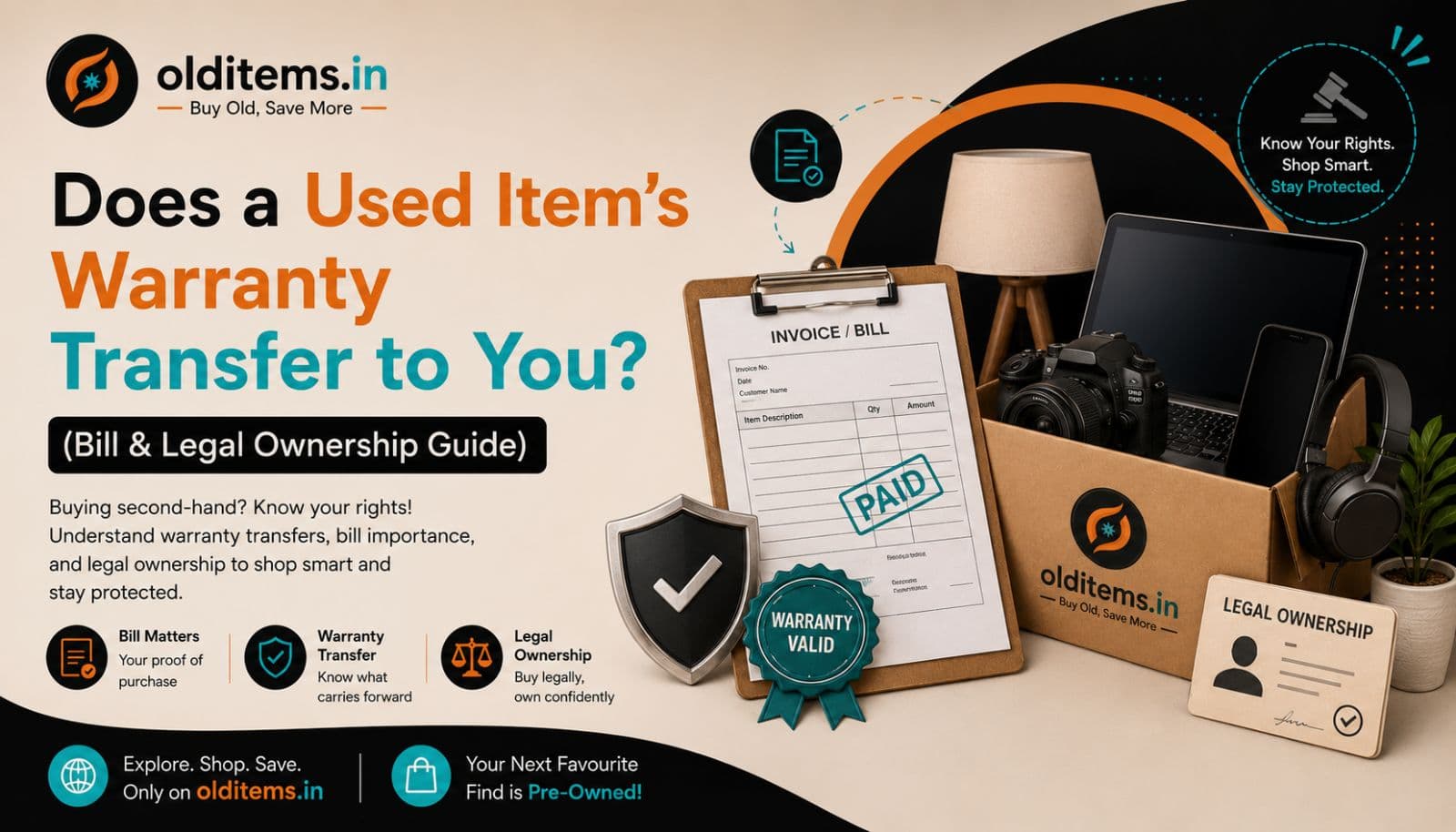 Does a Used Item’s Warranty Transfer to You? (Bill & Legal Ownership Guide)