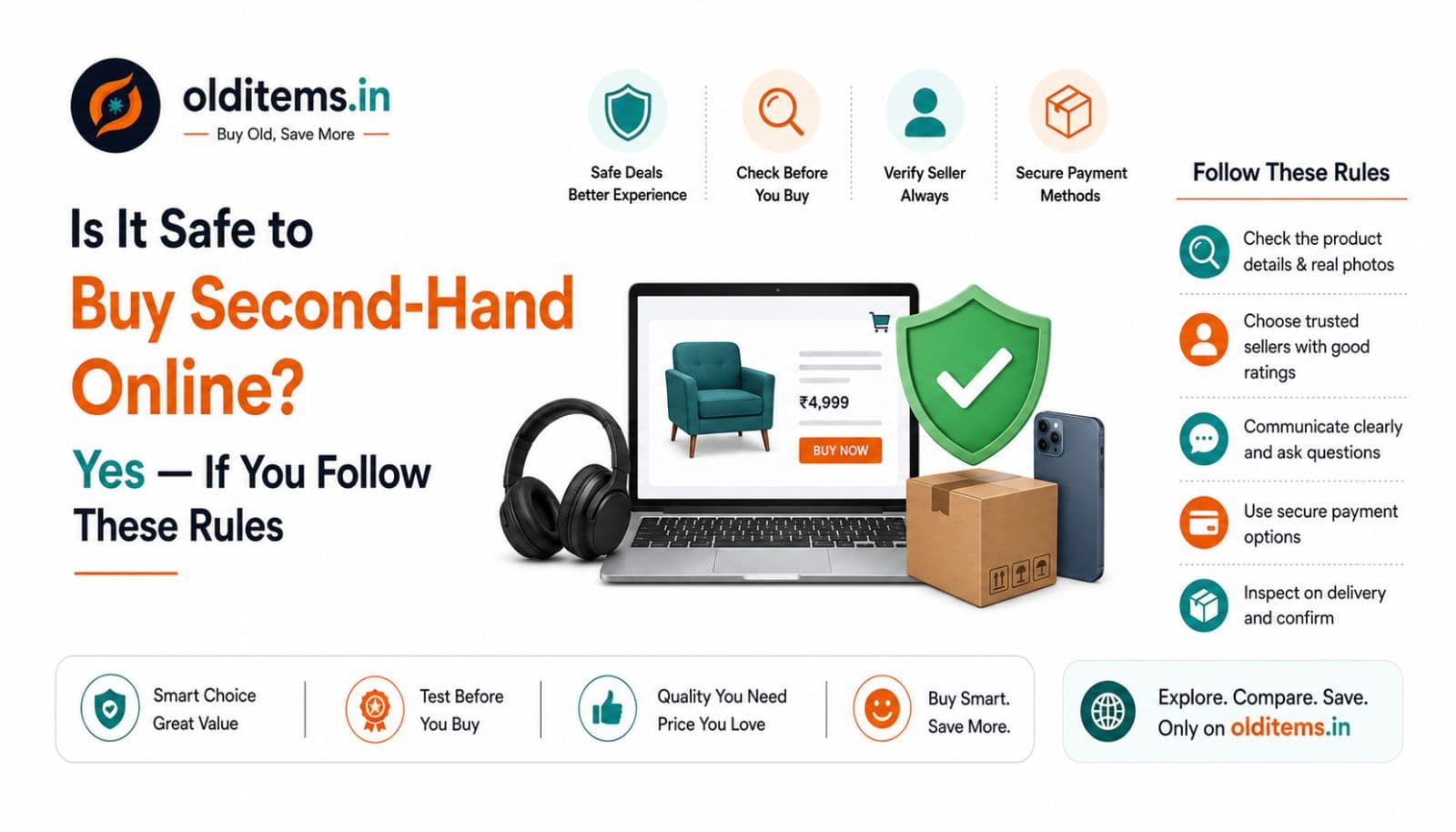 Is It Safe to Buy Second-Hand Online? Yes — If You Follow These Rules