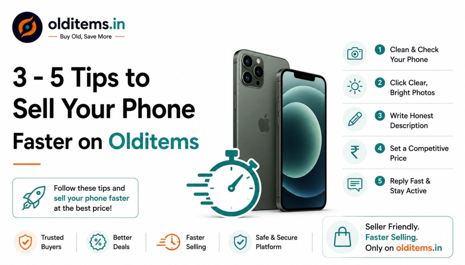5 Tips to Sell Your Phone Faster on Olditems
