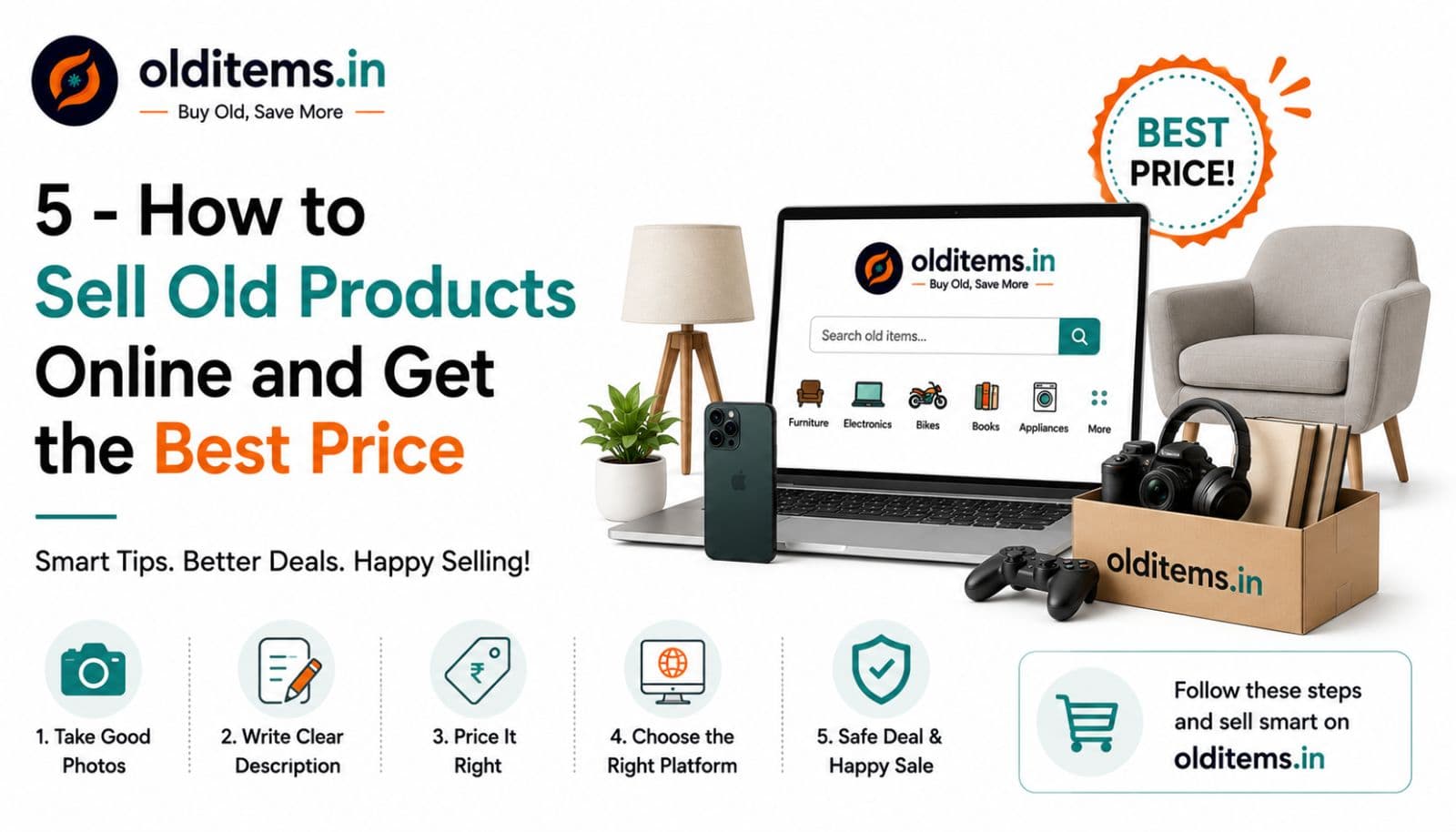 How to Sell Old Products Online and Get the Best Price