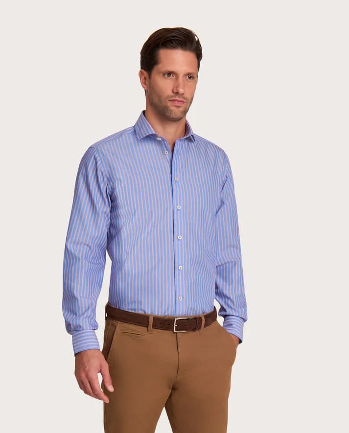 Camicissima Men’s Pink Non-Iron Permanent Slim Fit Cotton Shirt for sale in New Delhi, Delhi