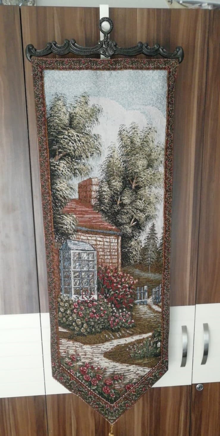 Syrian Tapestry Cloth decorated. for sale in Dakshina Kannada, Karnataka