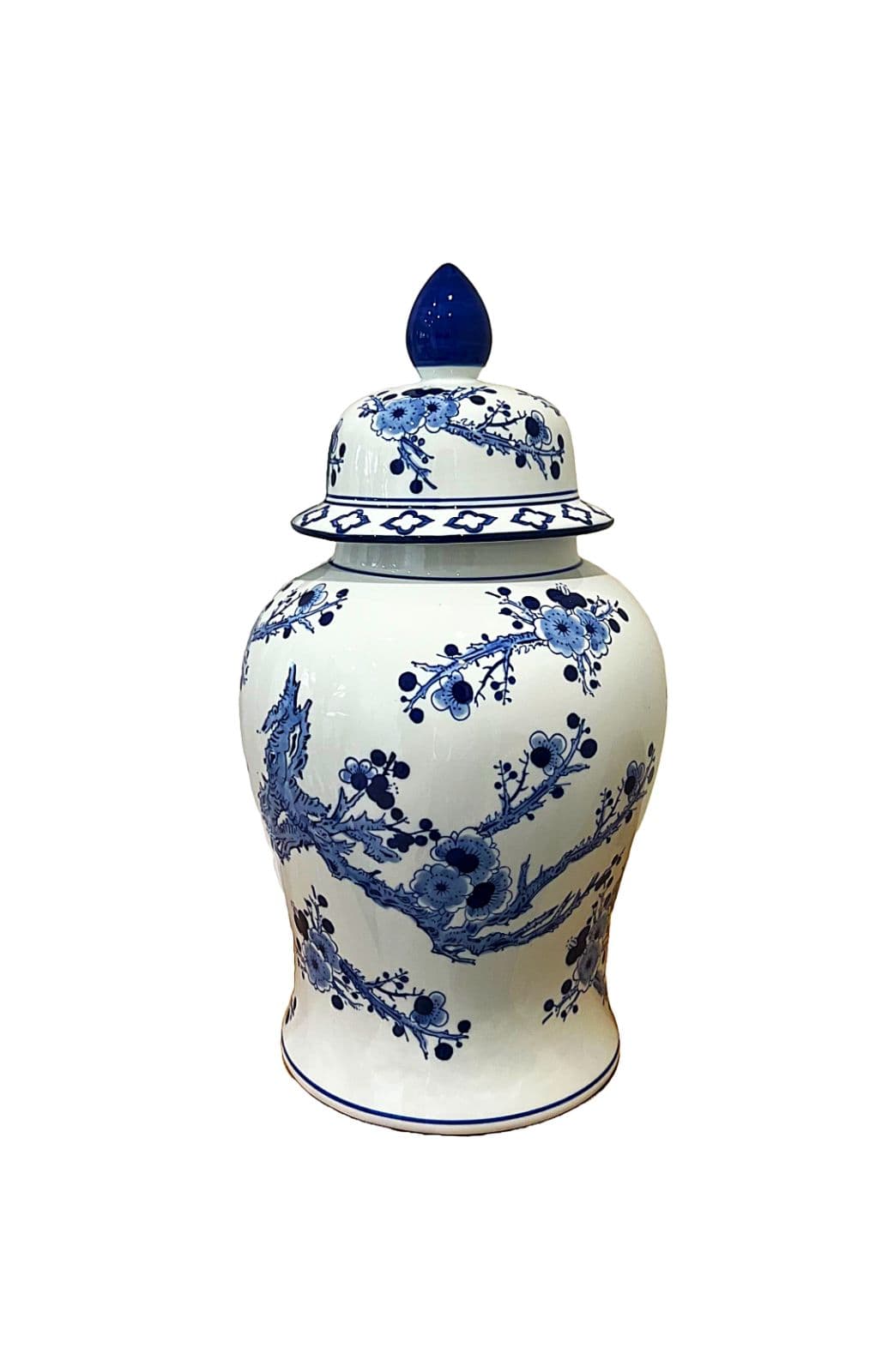 Large Blue and White Ginger Jar for sale in Mumbai, Gujarat